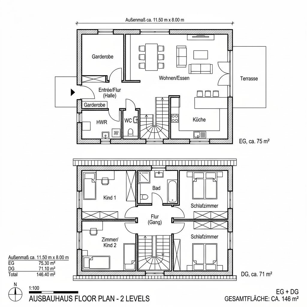 Grundriss Home 6 von allkauf haus