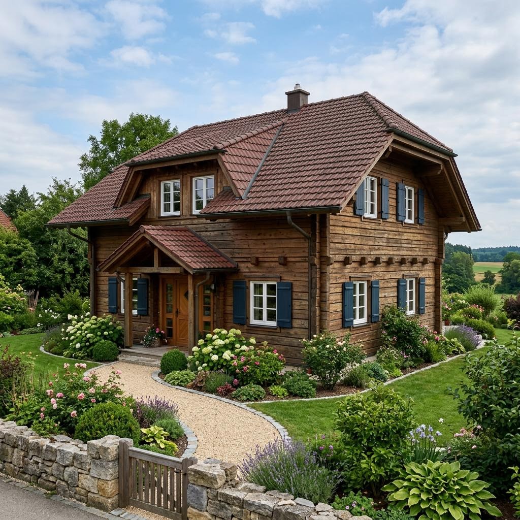 Blockhaus Blockhaus Moorland 118 von Fuhrberger Fachwerkhaus — Blockhaus in Massivholz mit rund 118 m²