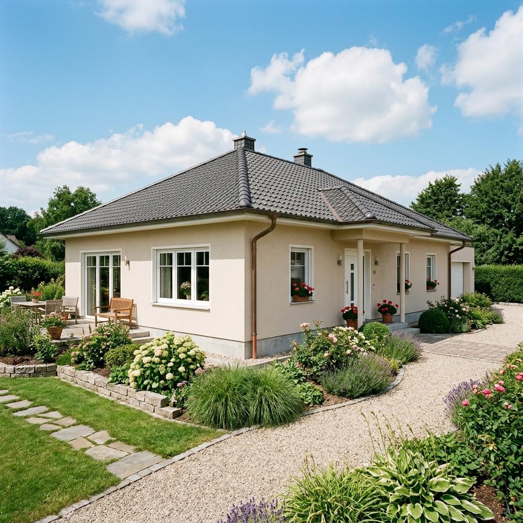 Bungalow Walm 132 von Econ Das Haus Bungalow Bungalow Walm 132 von Econ Das Haus — Massivhaus mit rund 132 m²