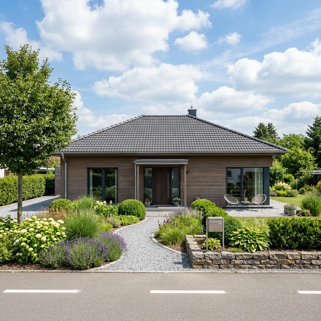 Bungalow Bungalow 116 von Fingerhut Haus — Fertighaus in Holztafelbau mit rund 116 m²