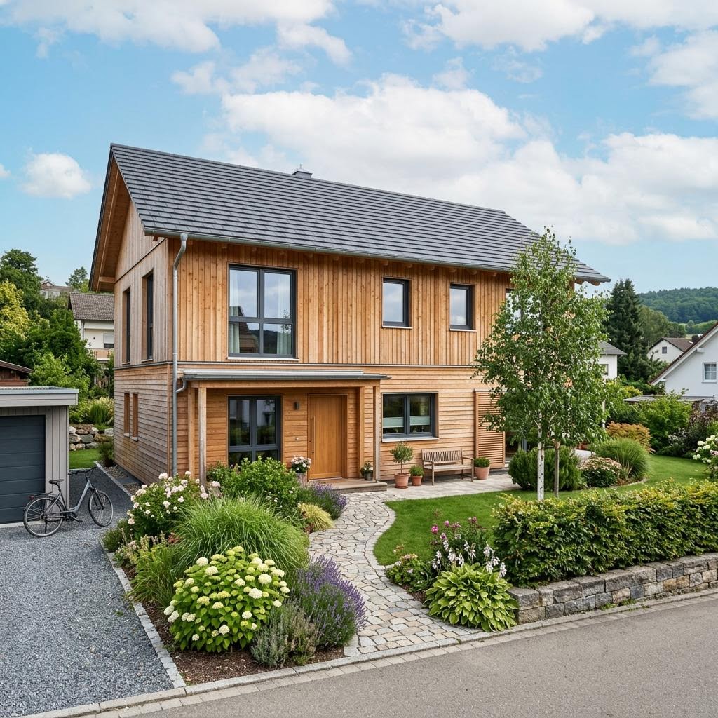 Einfamilienhaus Eigenheim Ausbau 118 von Bärenhaus — Fertighaus in Holztafelbau mit rund 118 m²
