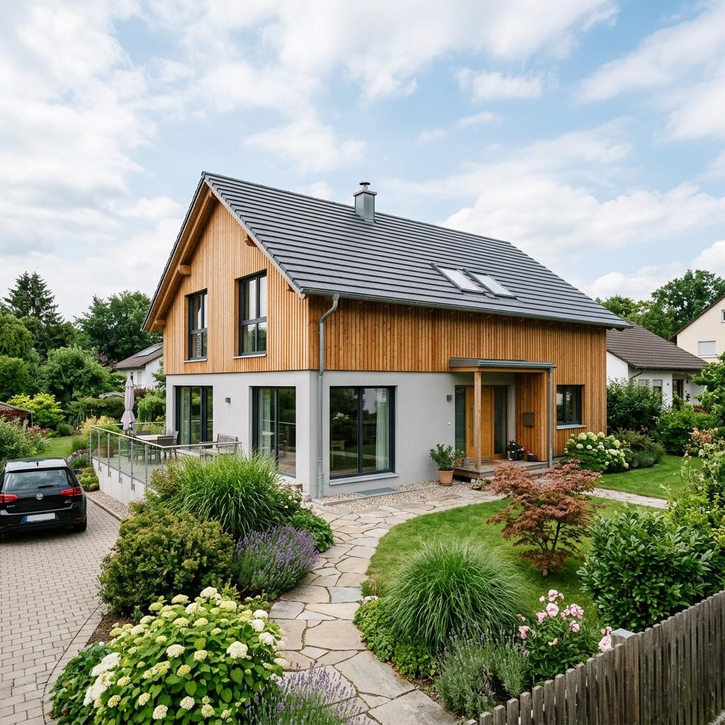 Fjord 172 von Bärenhaus Einfamilienhaus Fjord 172 von Bärenhaus — Fertighaus in Holztafelbau mit rund 172 m²
