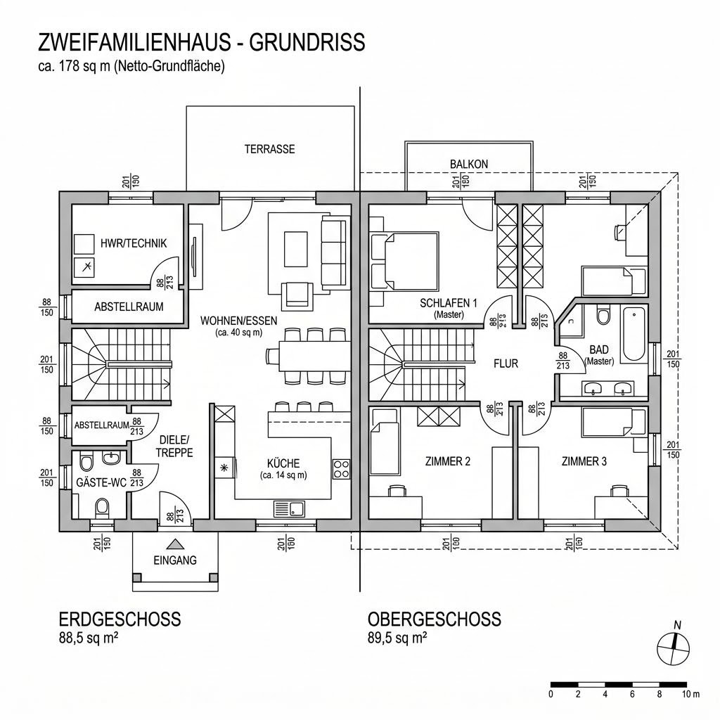 Grundriss FANTASTIC 178 V3 Grundriss FANTASTIC 178 V3 von Bien-Zenker