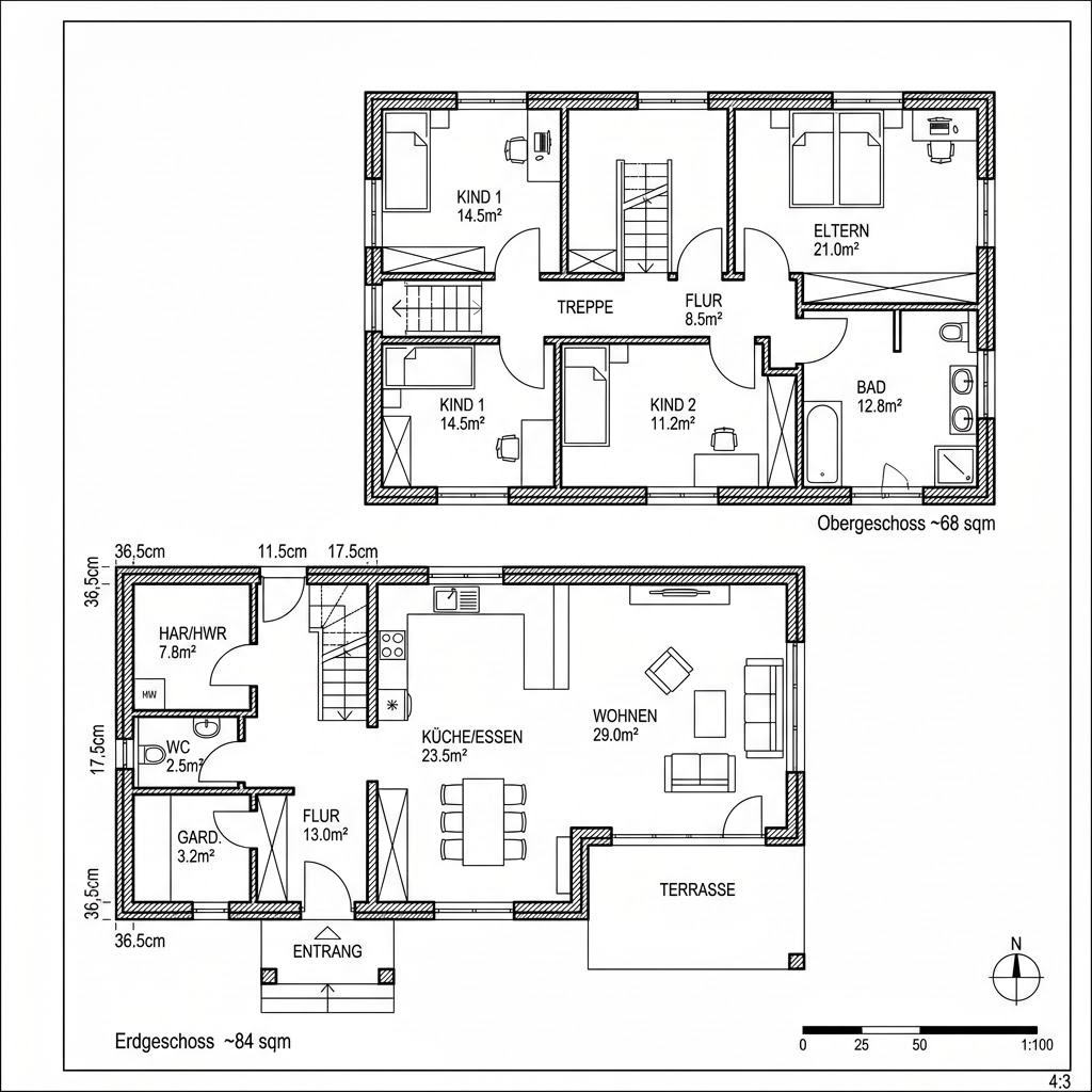 Grundriss Cascada 152 Grundriss Cascada 152 von Büdenbender Hausbau