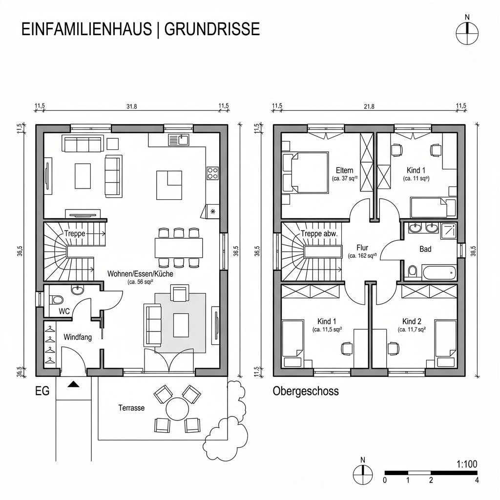 Grundriss Privat 162 von Danwood