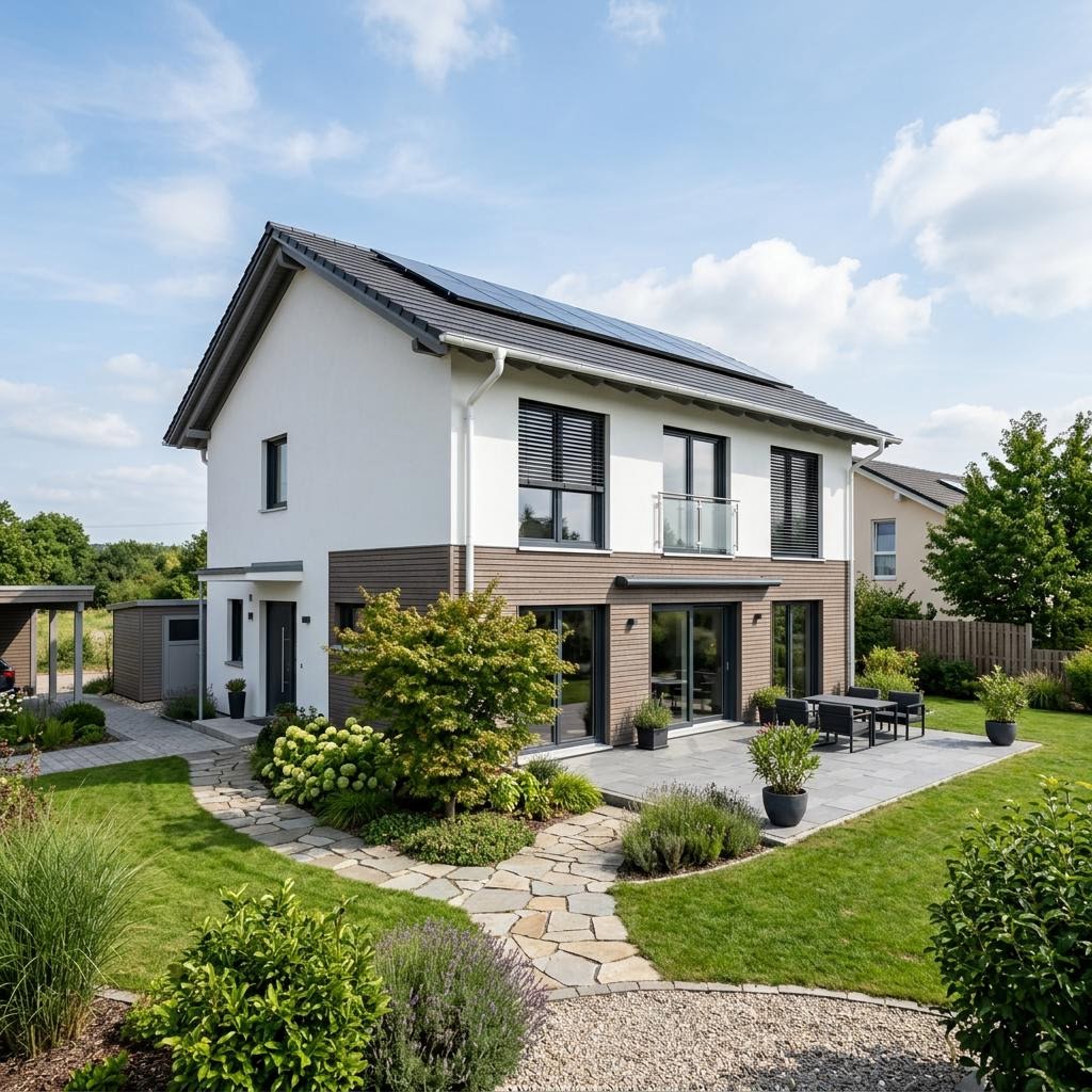 MEDLEY 3.0 200 von FingerHaus Einfamilienhaus MEDLEY 3.0 200 von FingerHaus — Ausbauhaus in Holztafelbau mit rund 128 m²