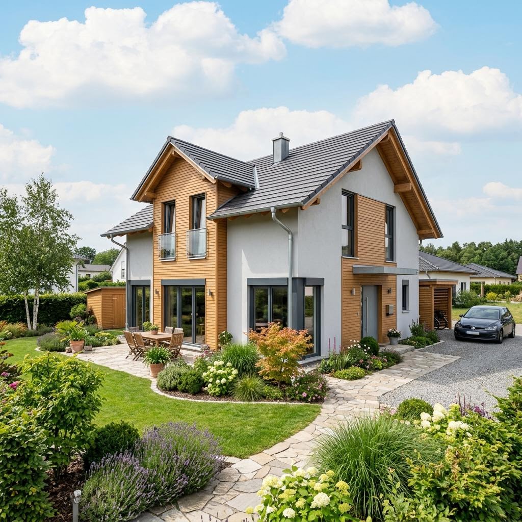 MEDLEY 3.0 400 von FingerHaus Einfamilienhaus MEDLEY 3.0 400 von FingerHaus — Ausbauhaus in Holztafelbau mit rund 150 m²