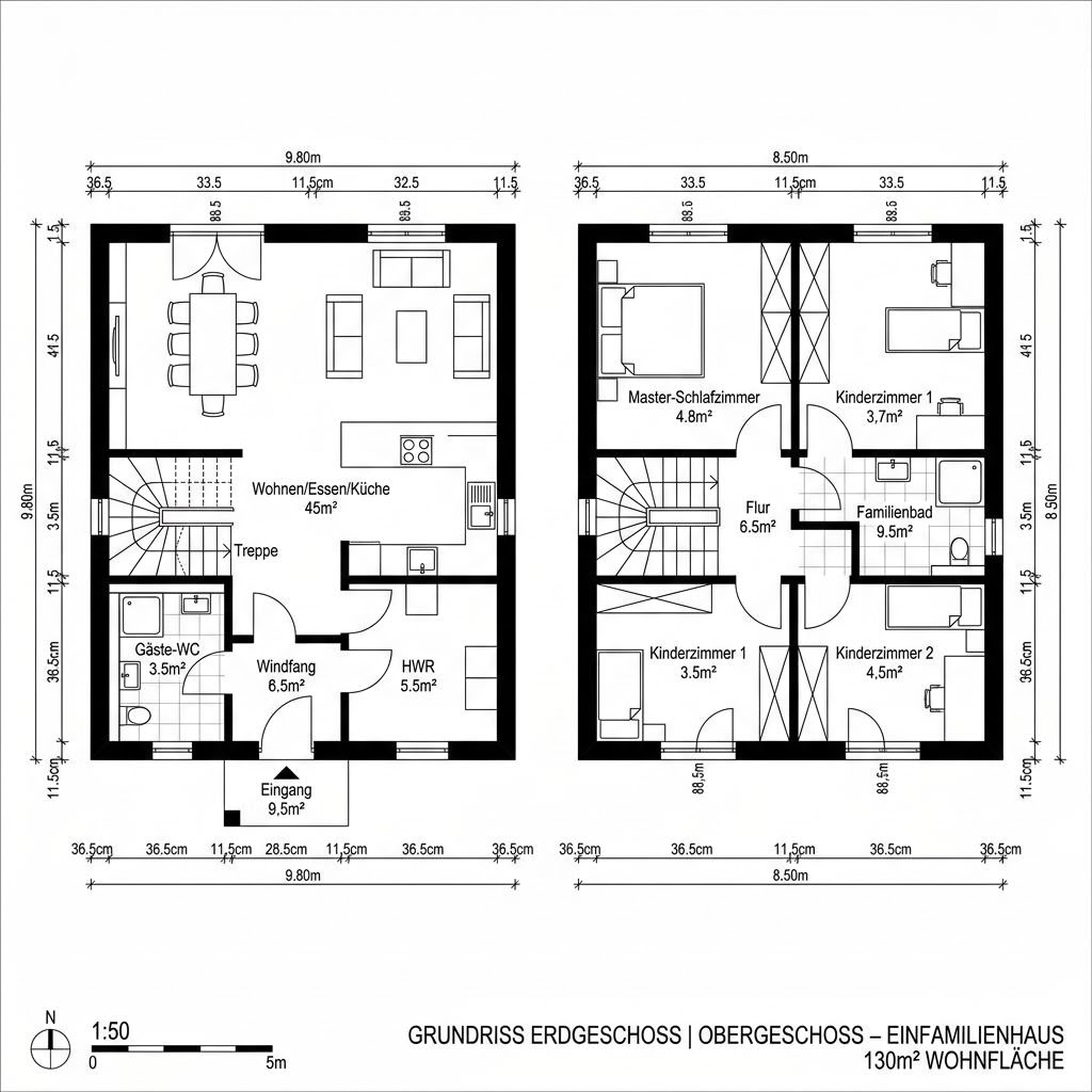 Grundriss TREND 130 Grundriss TREND 130 von Hartl Haus