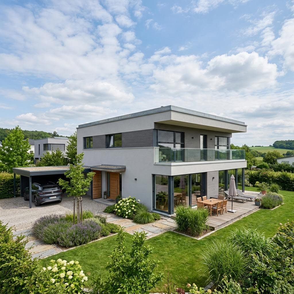 Linea 165 von Heinz von Heiden Flachdachhaus Linea 165 von Heinz von Heiden — Massivhaus mit Flachdach und 165 m²