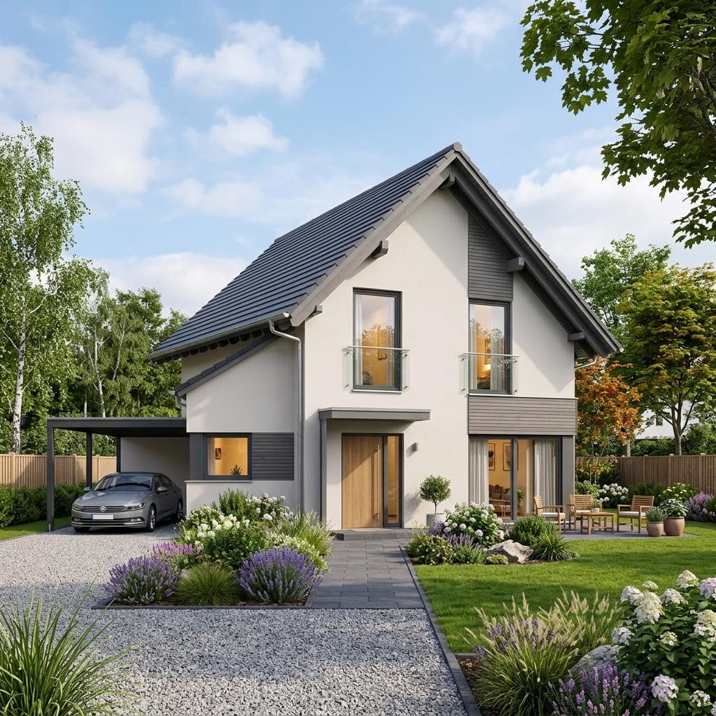Medley 3.0 500 von Heinz von Heiden Einfamilienhaus Medley 3.0 500 von Heinz von Heiden — Massivhaus mit Satteldach und 156 m²