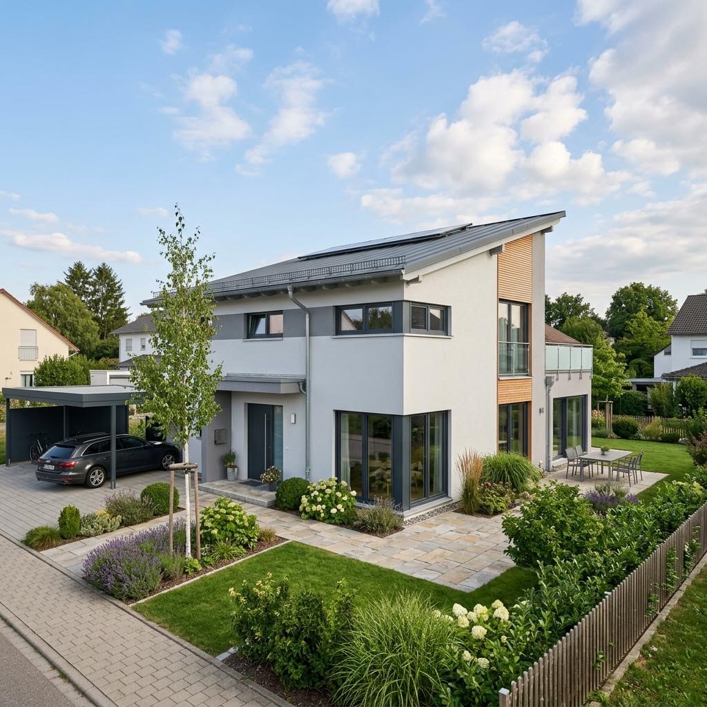 Cinera 138 von Kern-Haus Einfamilienhaus Cinera 138 von Kern-Haus — Massivhaus mit Pultdach und 138 m²