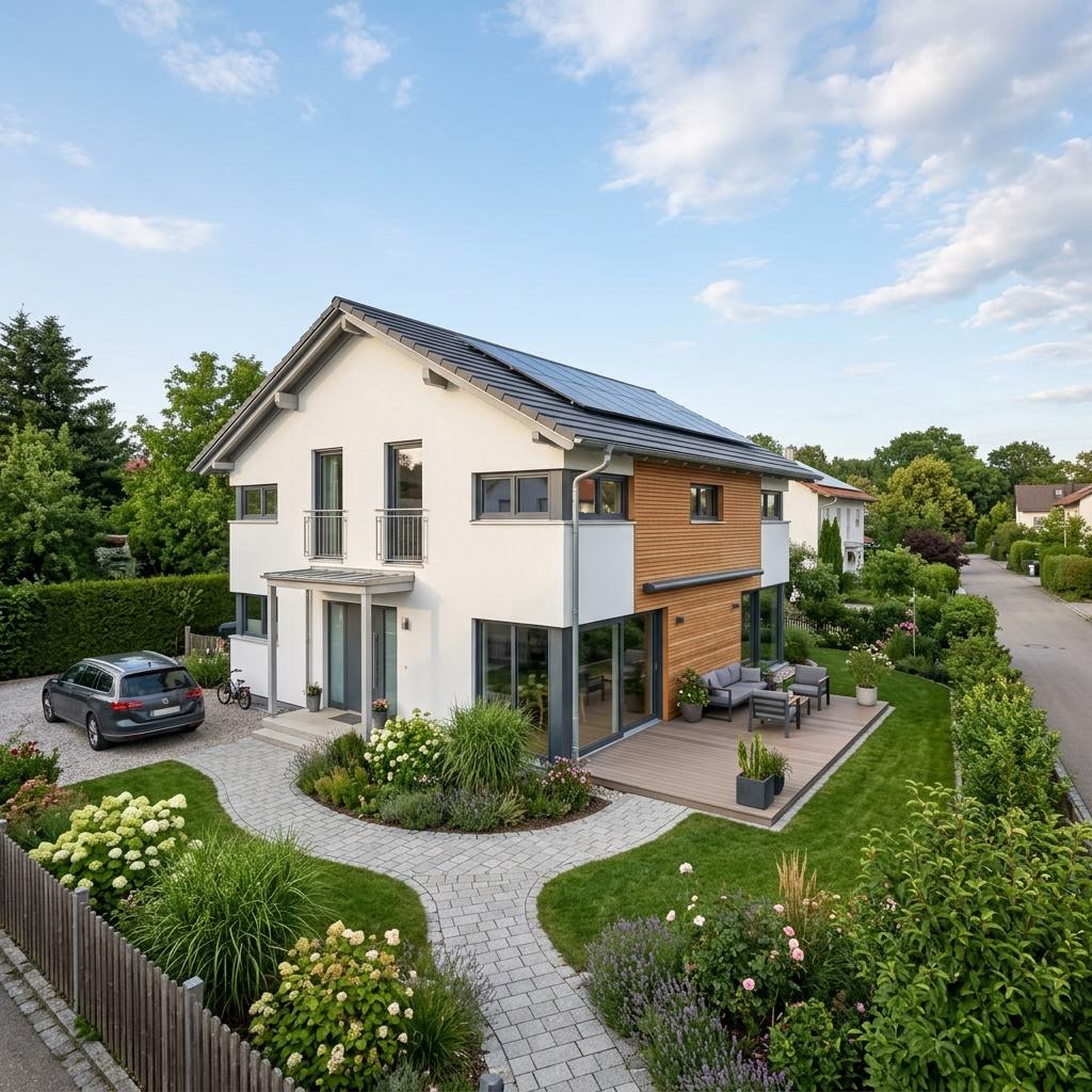Familia 138 von Kern-Haus Einfamilienhaus Familia 138 von Kern-Haus — Massivhaus mit Satteldach und 138 m²