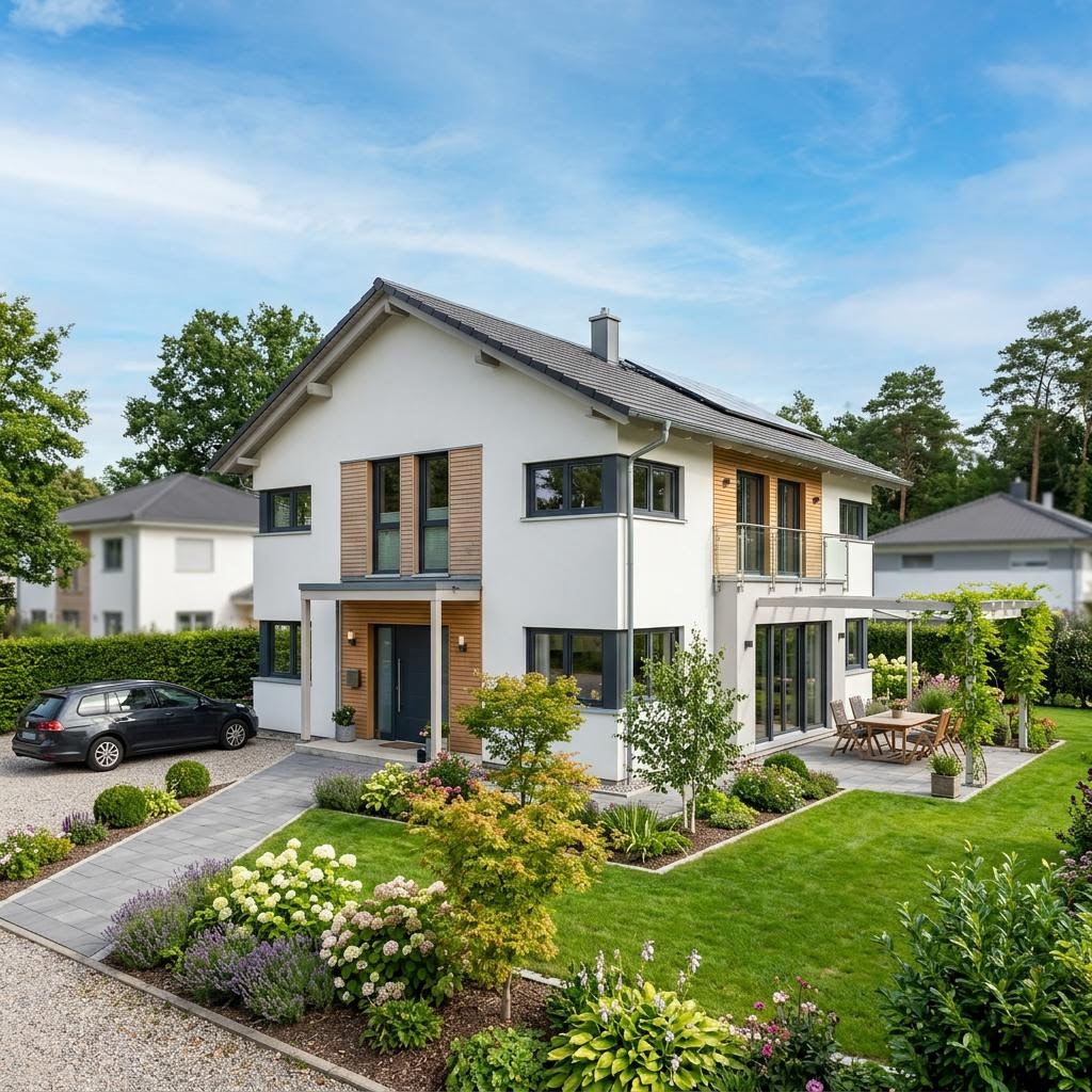 Vitalis 118 von Kern-Haus Einfamilienhaus Vitalis 118 von Kern-Haus — Massivhaus mit Satteldach und 118 m²