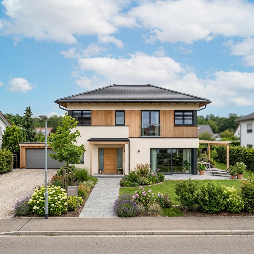 Einfamilienhaus FamilyStyle 18.01 W von massa haus — Ausbauhaus mit Walmdach und 175 m²