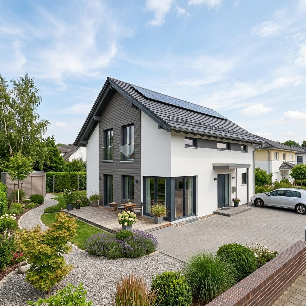 Einfamilienhaus LifeStyle 15.01 S von massa haus — Ausbauhaus mit Satteldach und 150 m²