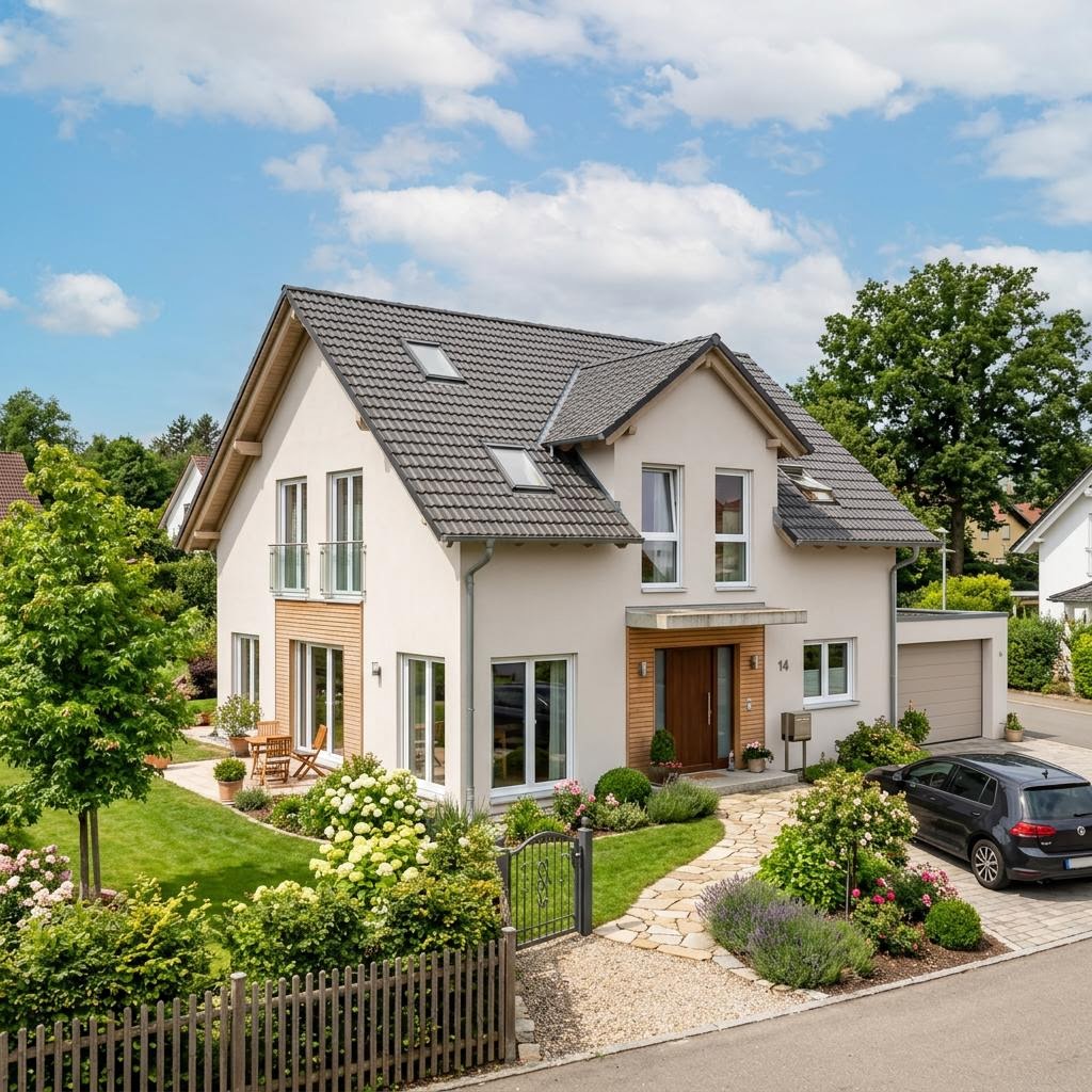 Ziegelmassiv-Familienhaus 146 von Rötzer Ziegel-Element-Haus Einfamilienhaus Ziegelmassiv-Familienhaus 146 von Rötzer Ziegel-Element-Haus — Massivhaus mit rund 146 m²