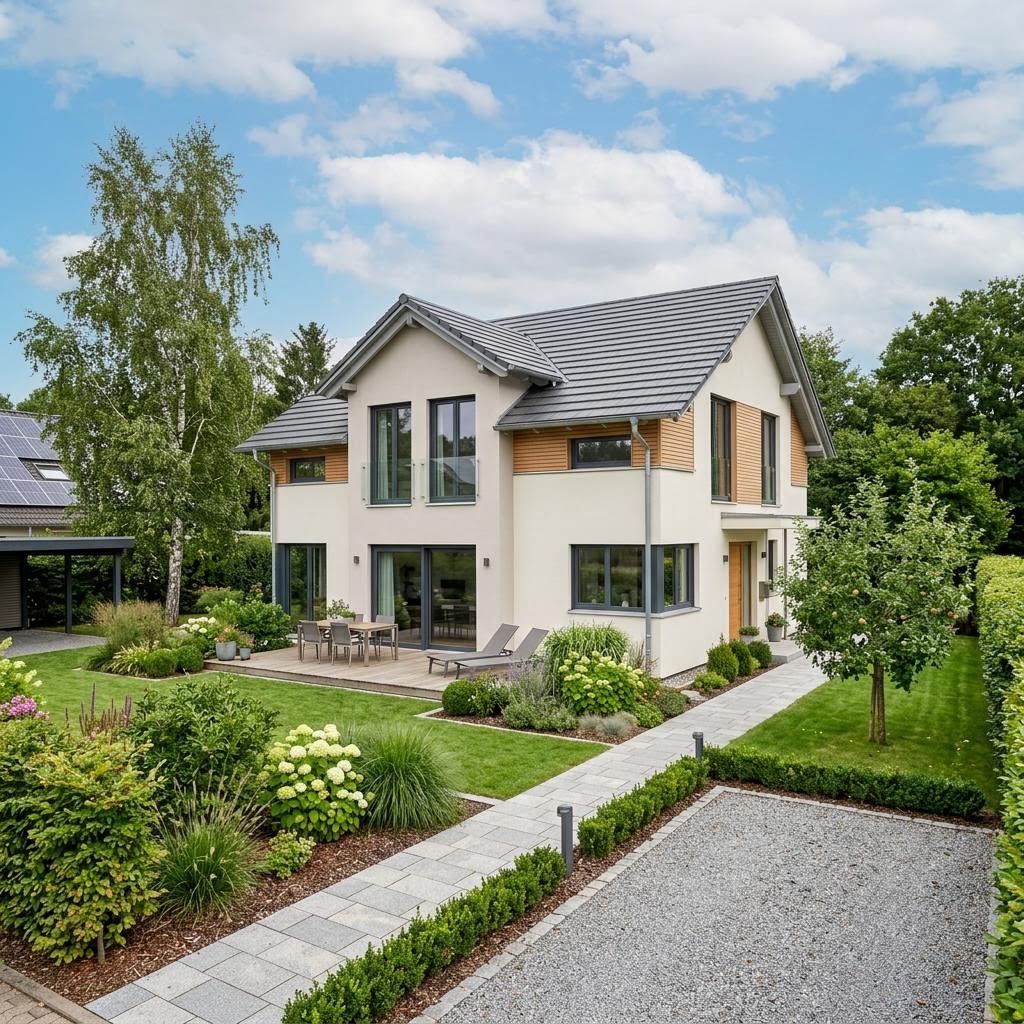 Einfamilienhaus Berlin Duett 165 von Roth-Massivhaus — Massivhaus mit sechs Zimmern