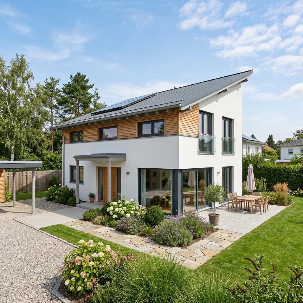 Flair 125 PD von Town & Country Haus Pultdachhaus Flair 125 PD von Town & Country Haus — Massivhaus mit Pultdach und 125 m²