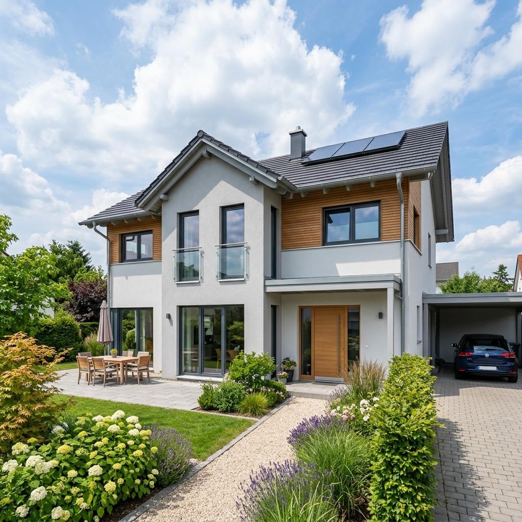 Flair 130 von Town & Country Haus Einfamilienhaus Flair 130 von Town & Country Haus — Massivhaus mit Satteldach und 130 m²