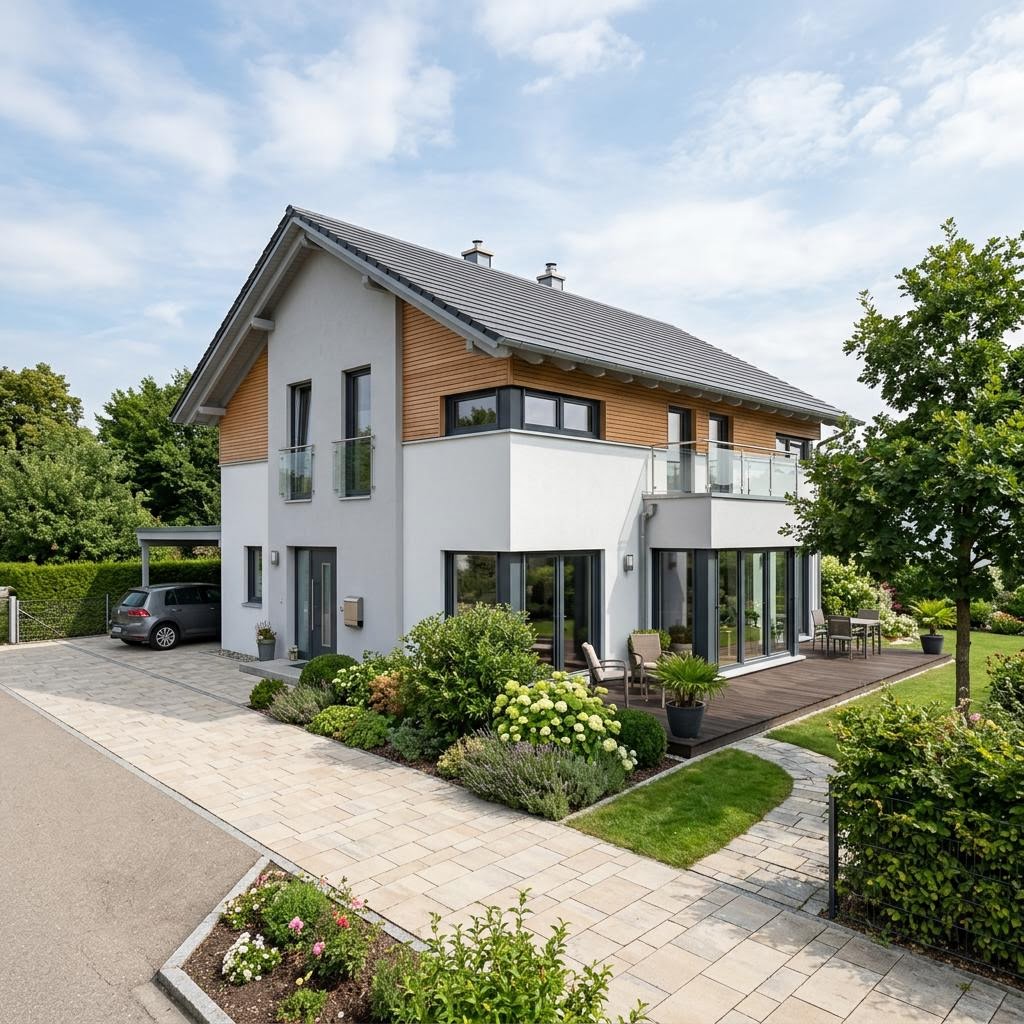 Flair 152 RE von Town & Country Haus Einfamilienhaus Flair 152 RE von Town & Country Haus — Massivhaus mit Satteldach und 152 m²