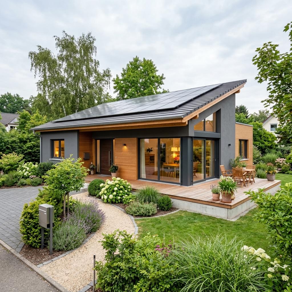 Kitzlinger Haus Pult Bungalow Solar 120 – Fertighaus Preis pro m²