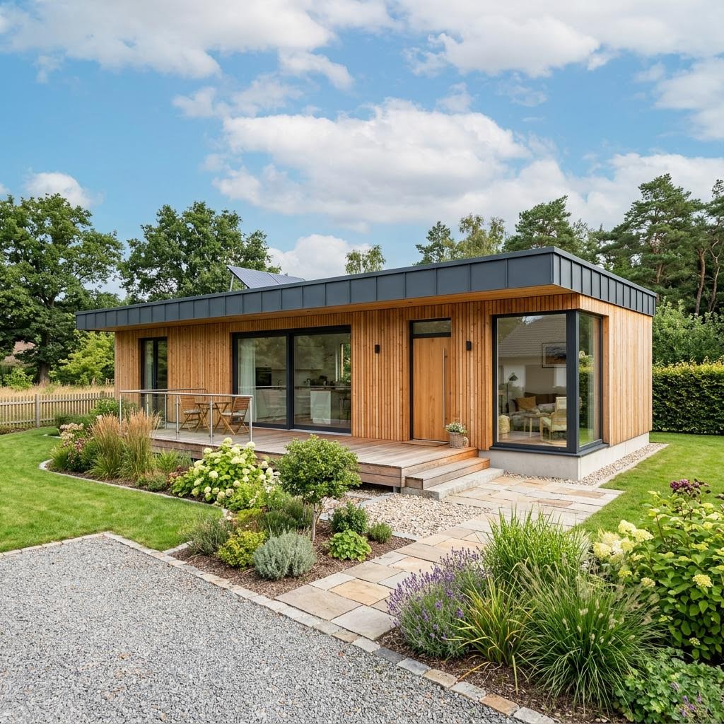 Modulhaus Flex 48 von CABIN ONE Modulhaus Modulhaus Flex 48 von CABIN ONE — Modulbau mit rund 48 m²