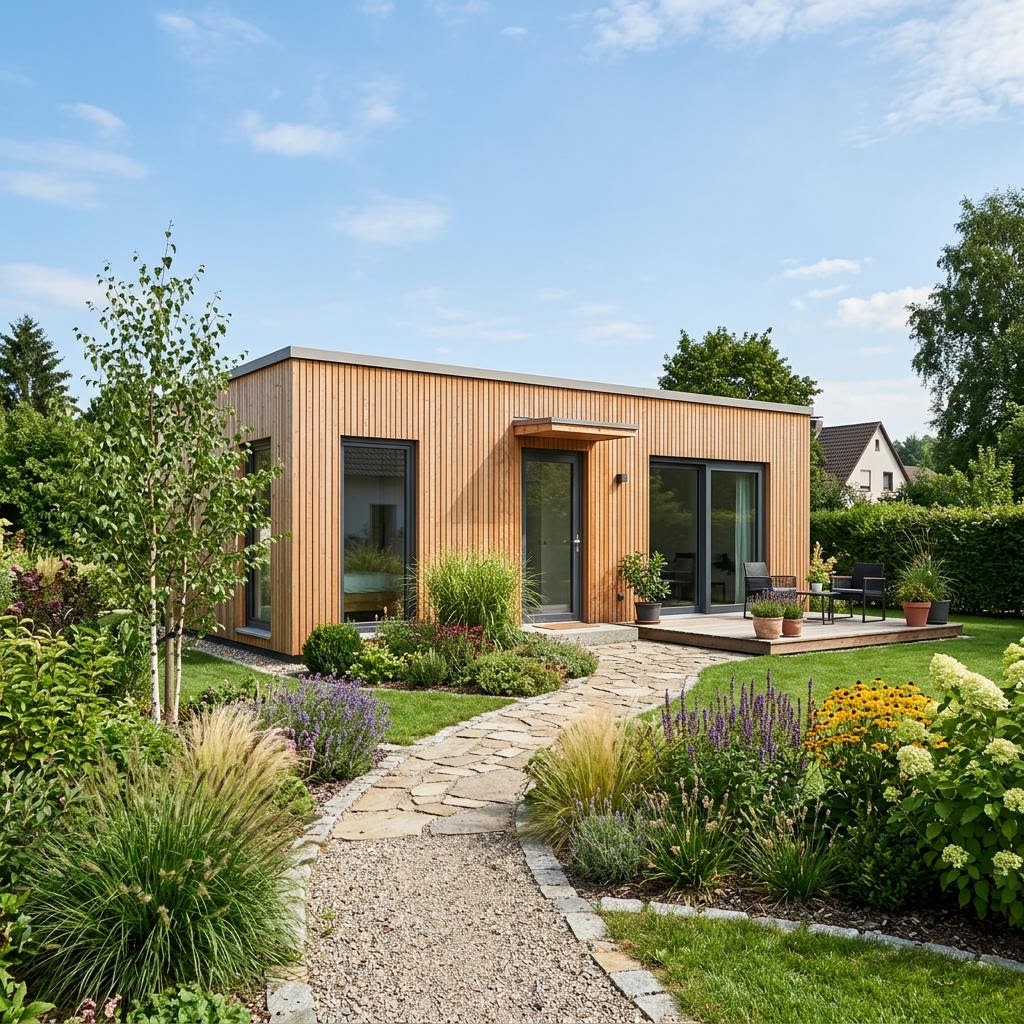 COMMOD Modul Solo 48 von Commod-Haus Modulhaus COMMOD Modul Solo 48 von Commod-Haus — Modulhaus mit rund 48 m²