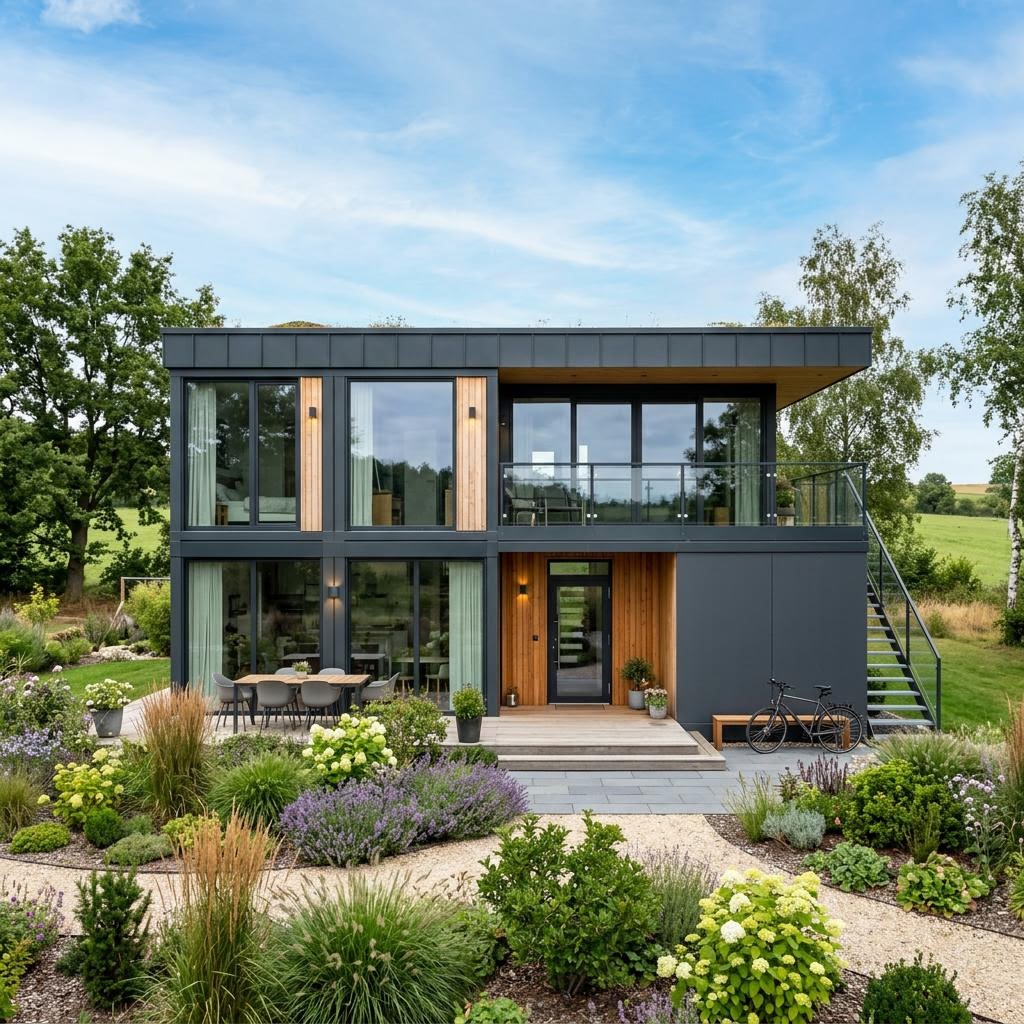 Container Stack 110 von Conliving Containerhaus Container Stack 110 von Conliving — Modulbau mit rund 110 m²