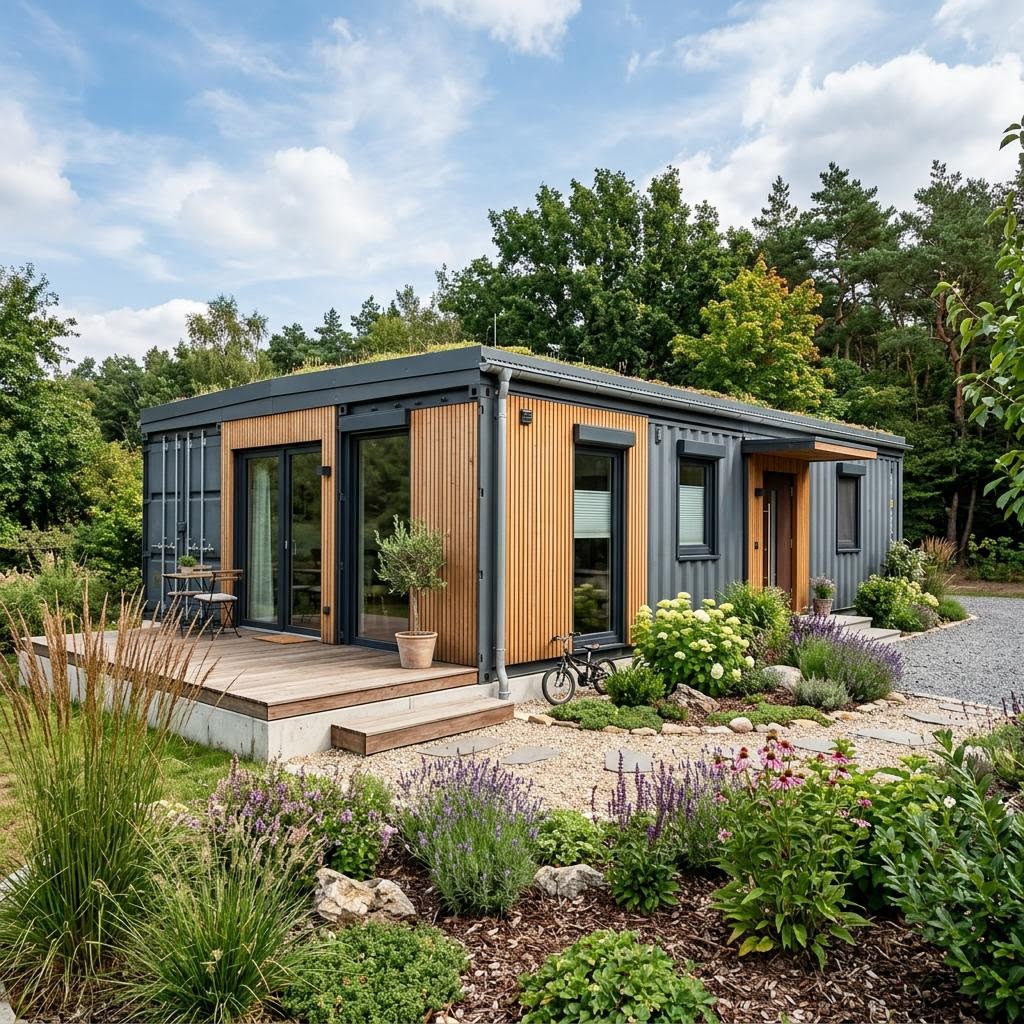 Wohncontainer W10 von Conliving Containerhaus Wohncontainer W10 von Conliving — Modulbau mit rund 60 m²