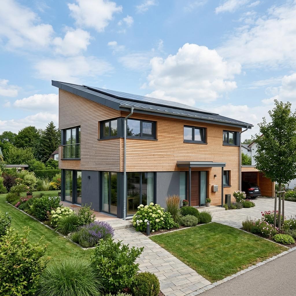 Esprit 138 Pult von Bärenhaus Stadtvilla Esprit 138 Pult von Bärenhaus — Fertighaus in Holztafelbau mit rund 138 m²