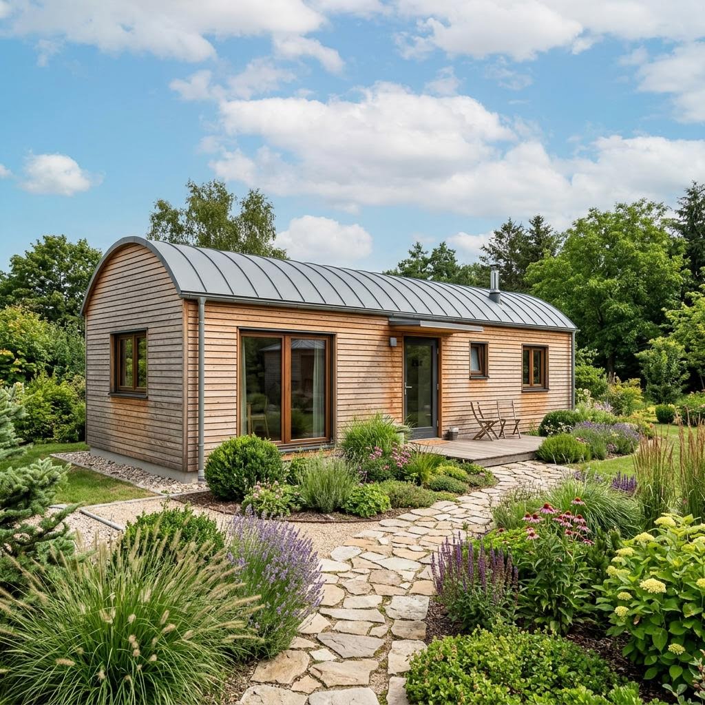 Tiny Autark 40 von Wohnwagon Tiny House Tiny Autark 40 von Wohnwagon — Massivholzbau mit rund 40 m²
